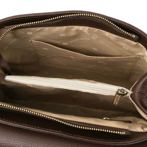 Silene - Leather convertible backpack handbag